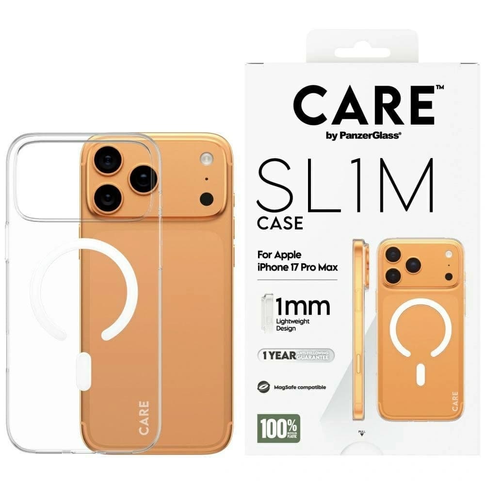 CARE by PanzerGlass SL1M MagSafe Apple iPhone 17 Pro Max klar - 1