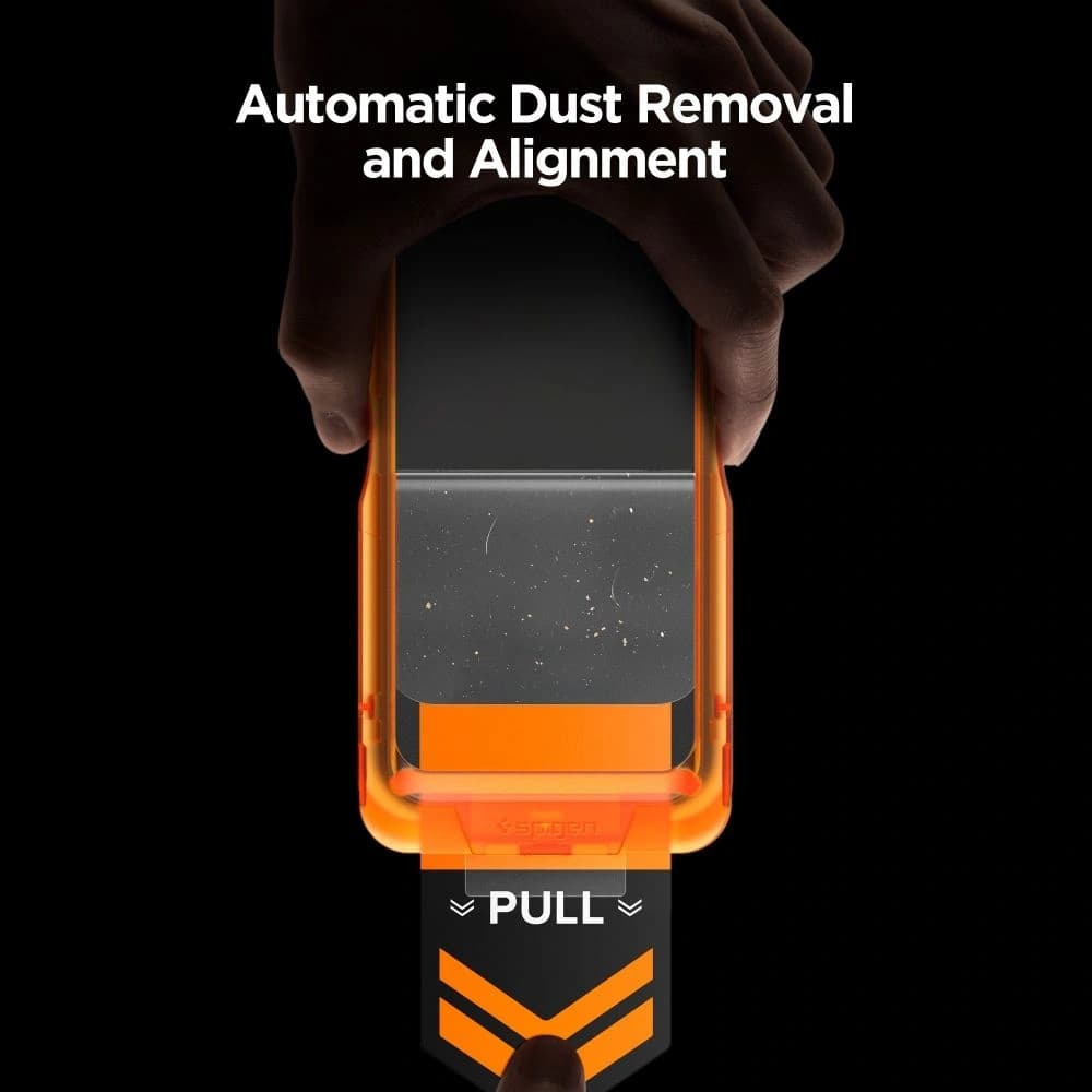 Spigen Alm Glas.tr Slim Apple iPhone 17 Pro Clear [3 PACK]
 - 12