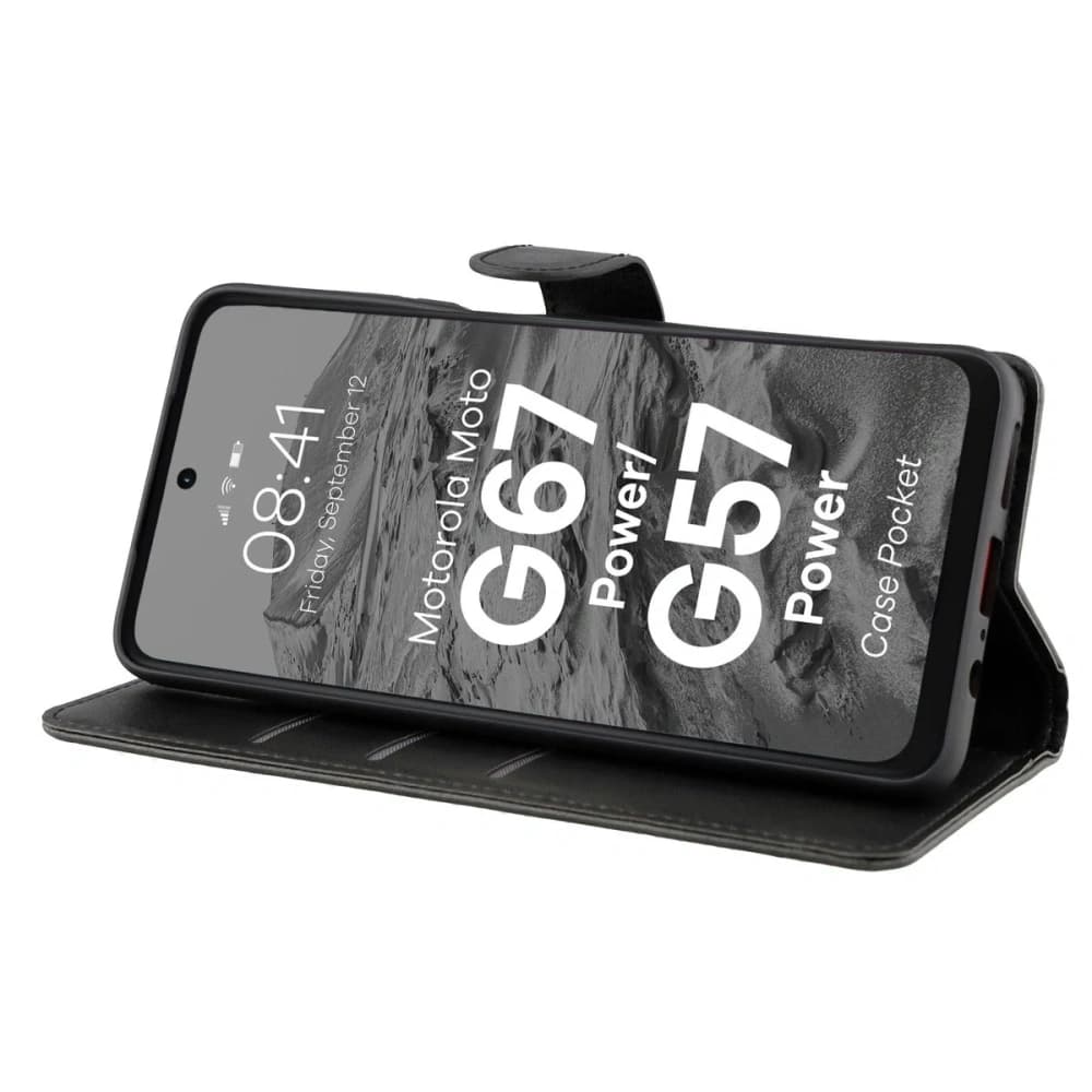 Bizon Case Pocket Motorola Moto G57 Power / G67 Power Schwarz
 - 5