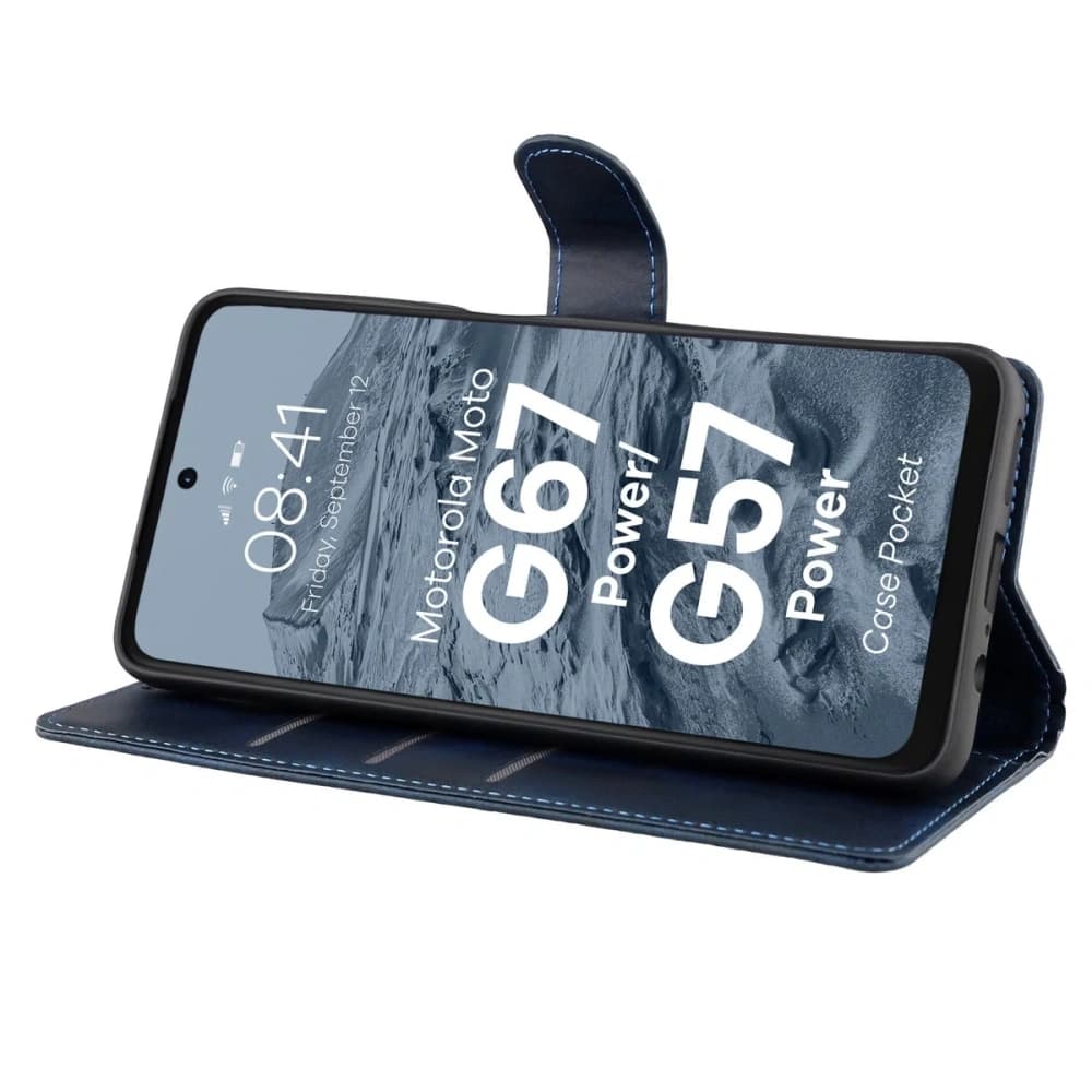 Bizon Case Pocket Motorola Moto G57 Power / G67 Power Marineblau
 - 5