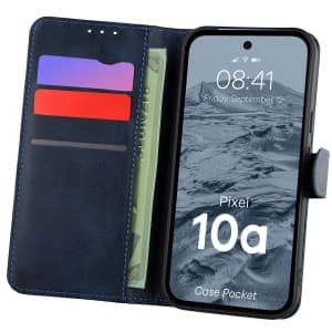 Bizon Case Pocket Google Pixel 10a navy blue