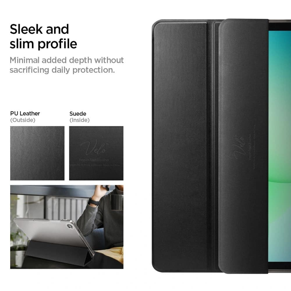 Spigen Smart Fold Samsung Galaxy Tab A9+ Plus / A11+ Plus 11.0 X210 / X215 / X216 / X230 / X235 / X236 Schwarz
 - 12