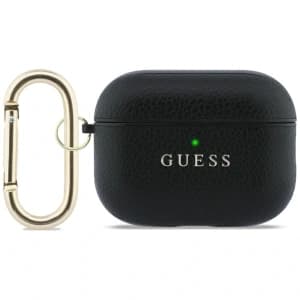 Guess Grained Classic Logo Apple AirPods Pro 3 black