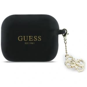 Guess Silicone 4G Charm Apple AirPods Pro 3 black
