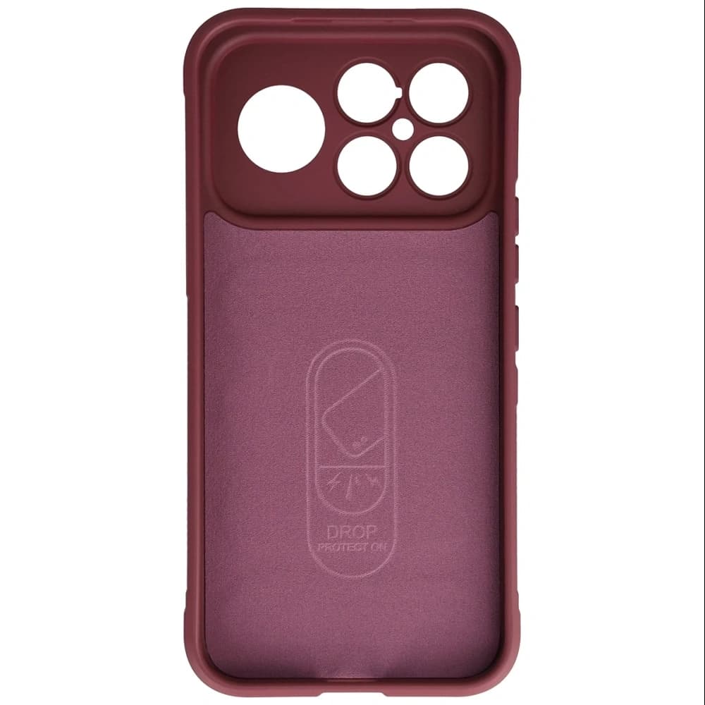 Pancerne etui Bizon Case Tur do Xiaomi POCO F8 Ultra, burgundowe - 5