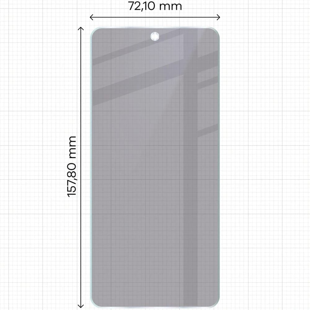 Privatizující hybridní sklo Bizon Glass Mule Shadow do Motorola Moto G86 Power 5G, matné
 - 2