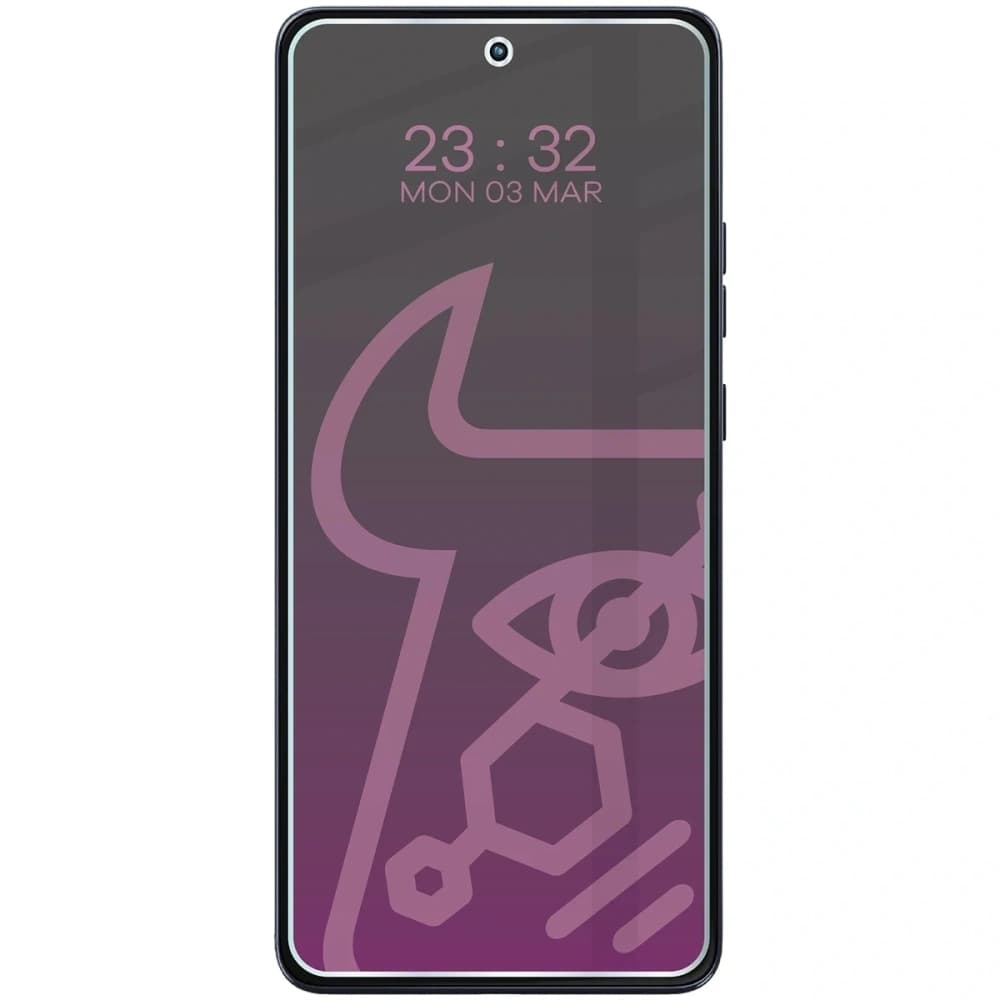 Privatizující hybridní sklo Bizon Glass Mule Shadow do Motorola Moto G86 Power 5G, matné
 - 3