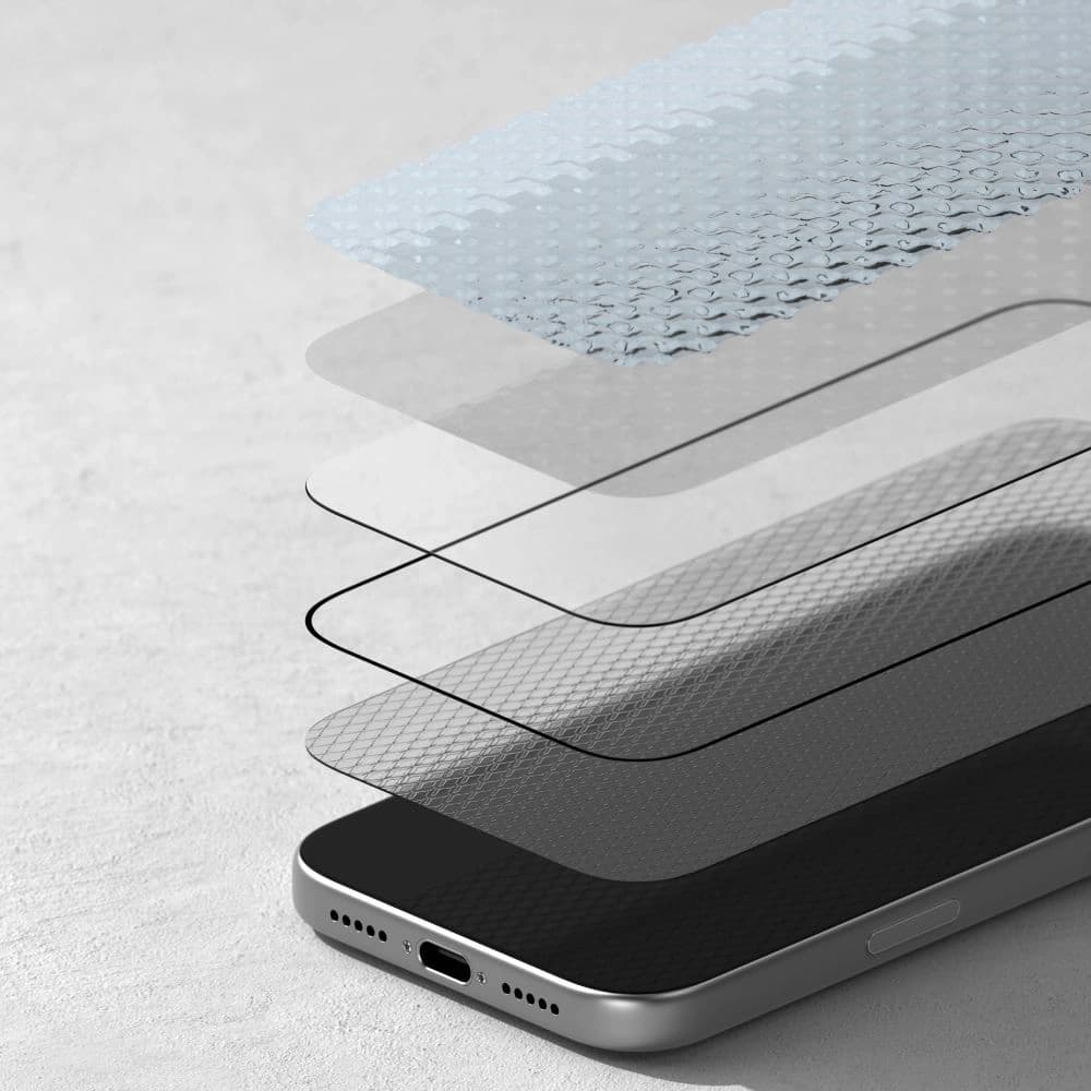 Ringke Easy Slide Anti-Reflective Tempered Glass Apple iPhone 17 Pro Klar
 - 3