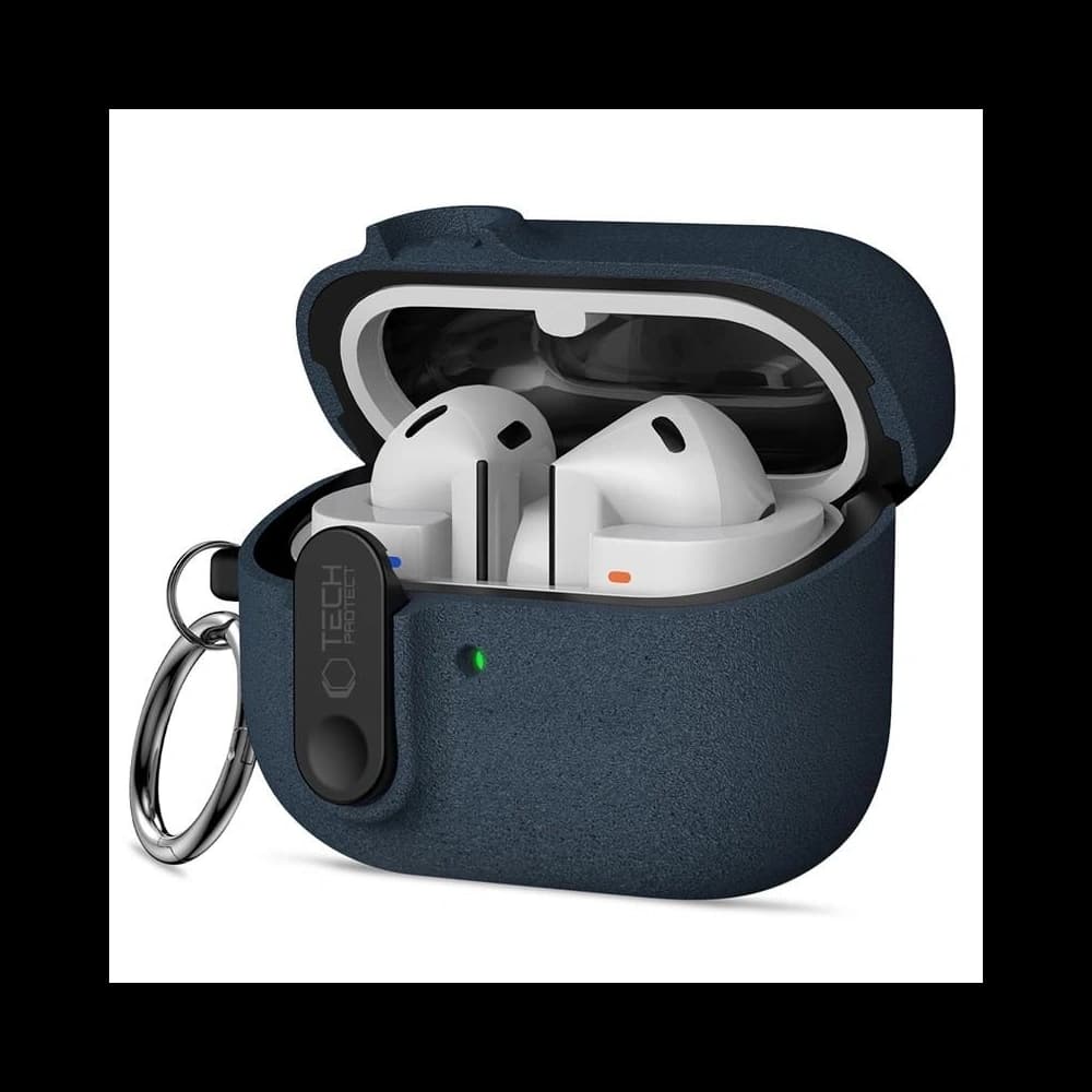 Tech-Protect Slim Hook Samsung Galaxy Buds 3 / 3 FE / 3 Pro Bolyhos Kék
 - 1