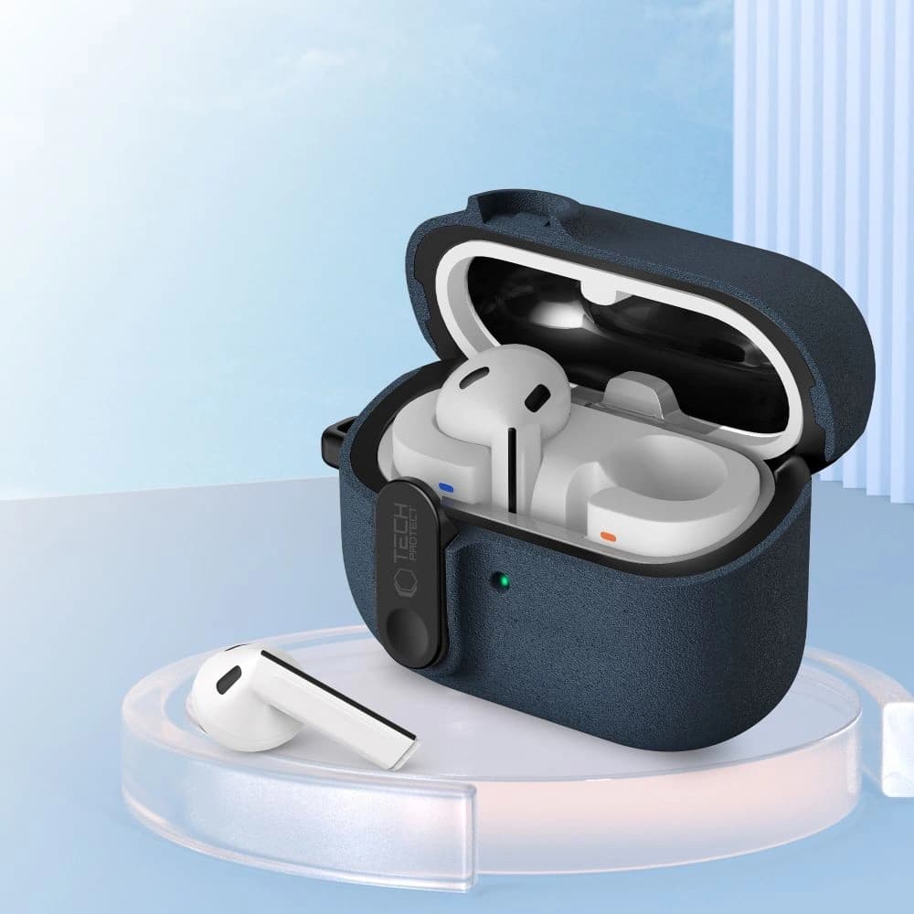 Tech-Protect Slim Hook Samsung Galaxy Buds 3 / 3 FE / 3 Pro Bolyhos Kék
 - 6