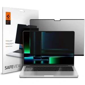 Spigen Safe View Apple MacBook Pro 14 M1 / M2 / M3 / M4 / M5 2021-2025 Datenschutz
