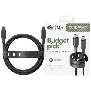 Cable by PanzerGlass Racing Empower 60W USB-C / USB-C 1.2m black