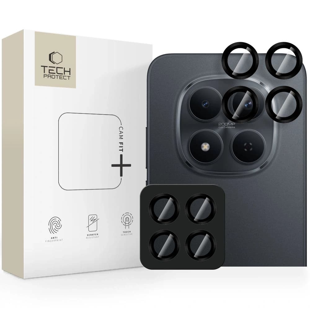 Tech Protect Camring Fit+ Xiaomi Redmi Note 15 Pro 5G / 15 Pro+ Plus 5G Černá
 - 1