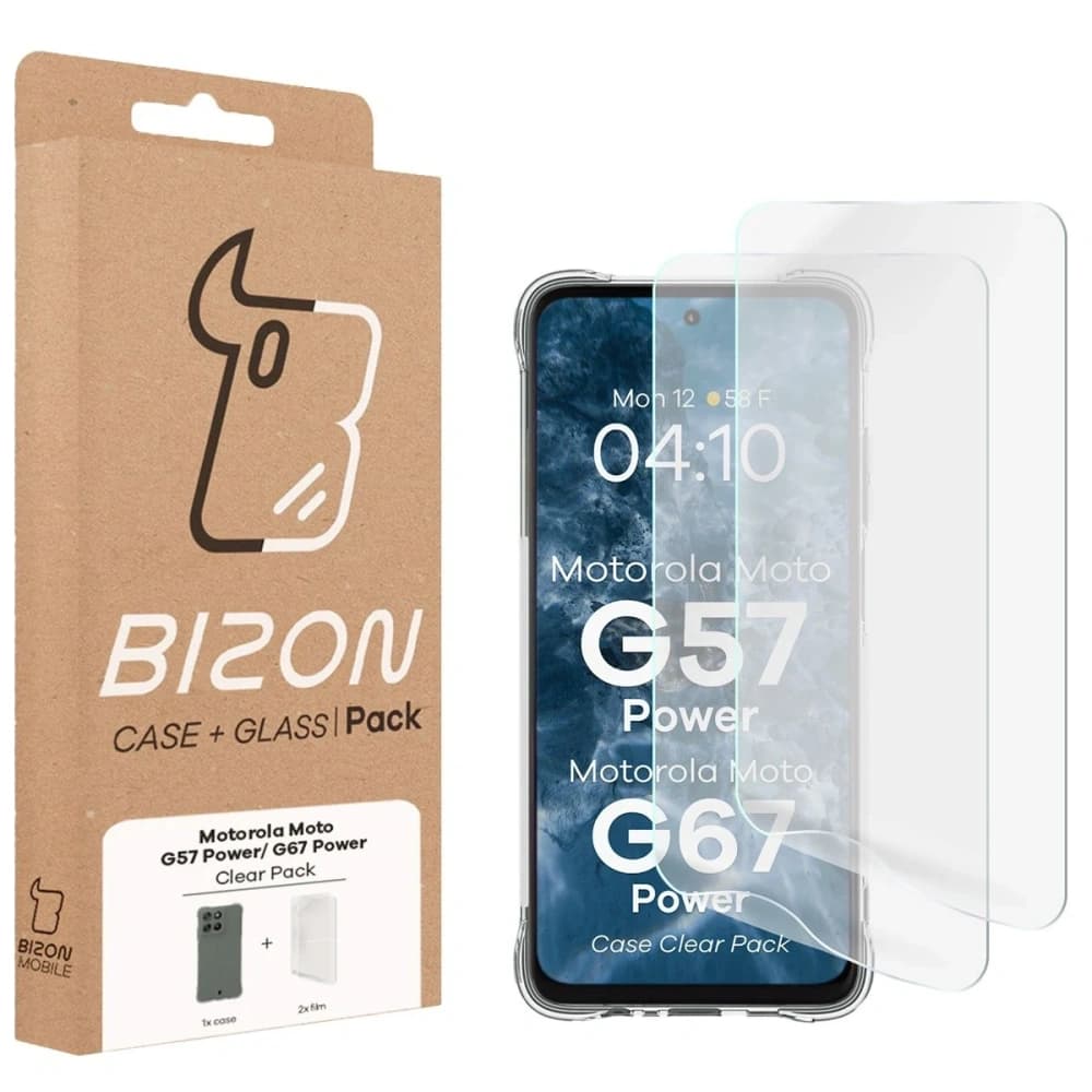 Bizon Case Clear Pack Motorola Moto G57 Power / G67 Power
 - 9