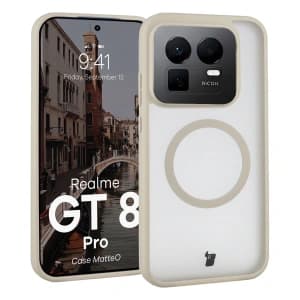 Bizon Case MatteO Magnetic Realme GT 8 Pro rauchbeige
