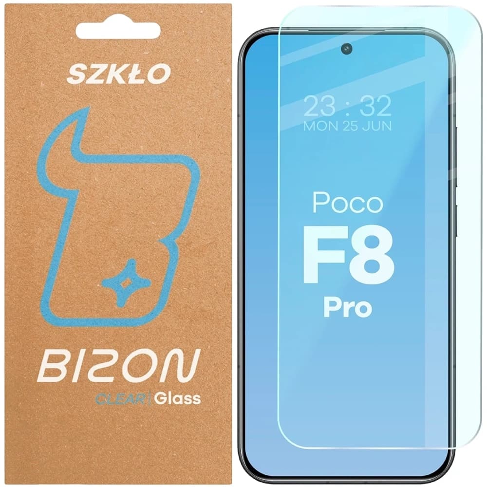 Szkło hartowane Bizon Glass Clear 2 do Xiaomi POCO F8 Pro - 1