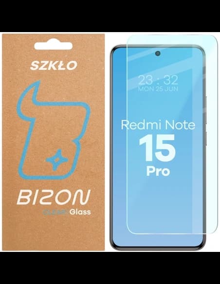 Szkło hartowane Bizon Glass Clear 2 do Xiaomi Redmi Note 15 Pro 4G