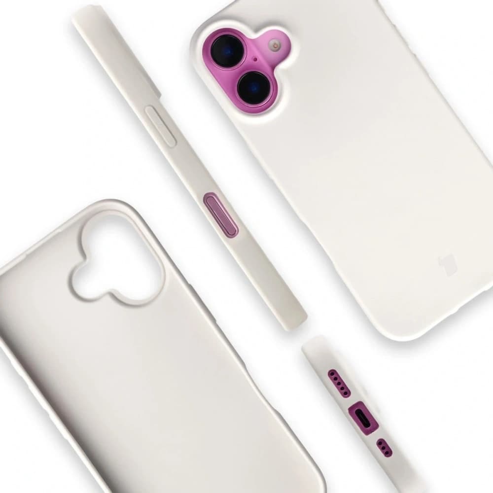 Bizon Case ReLeaf Apple iPhone 16 white - 4