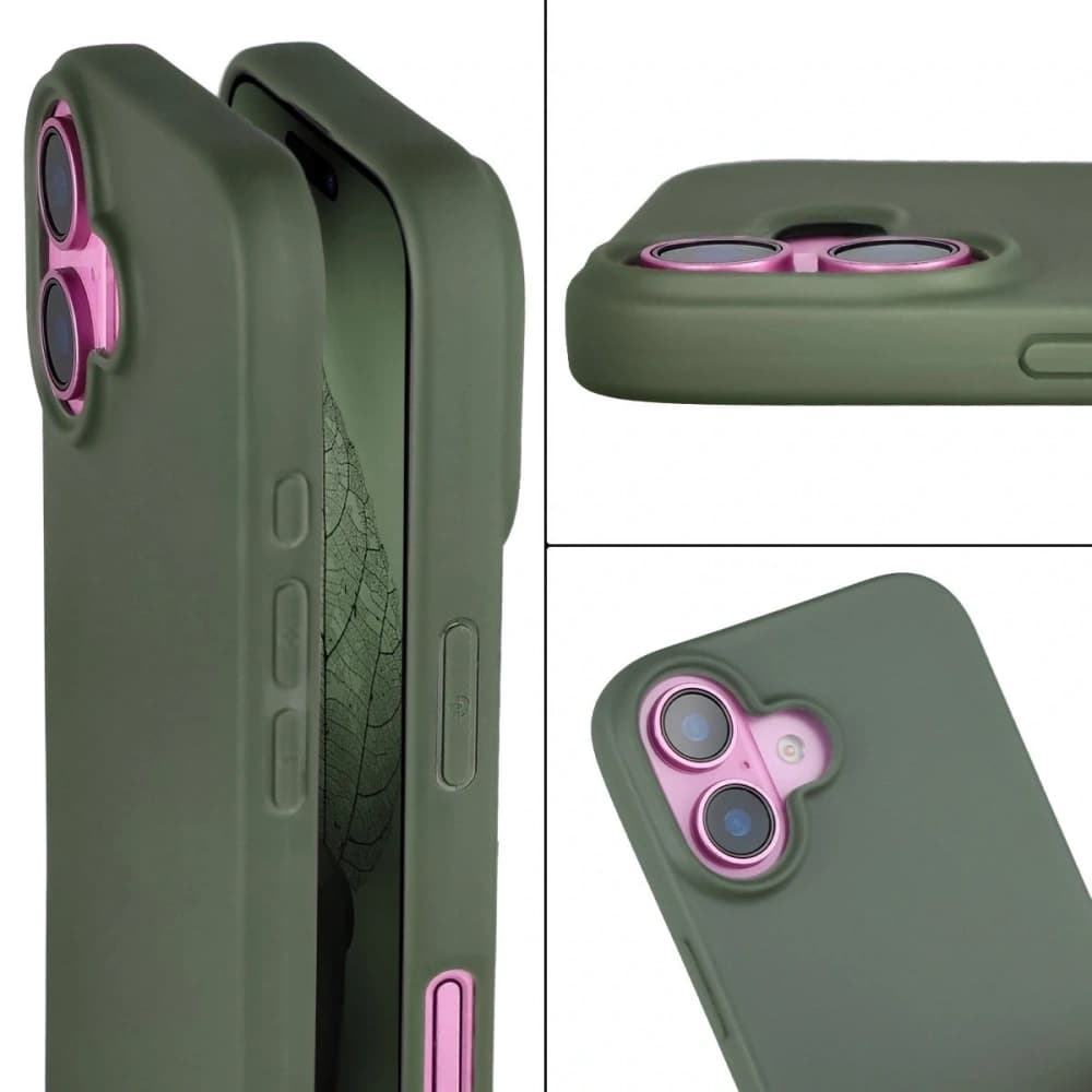 Bizon Case ReLeaf Apple iPhone 16 dark green - 5