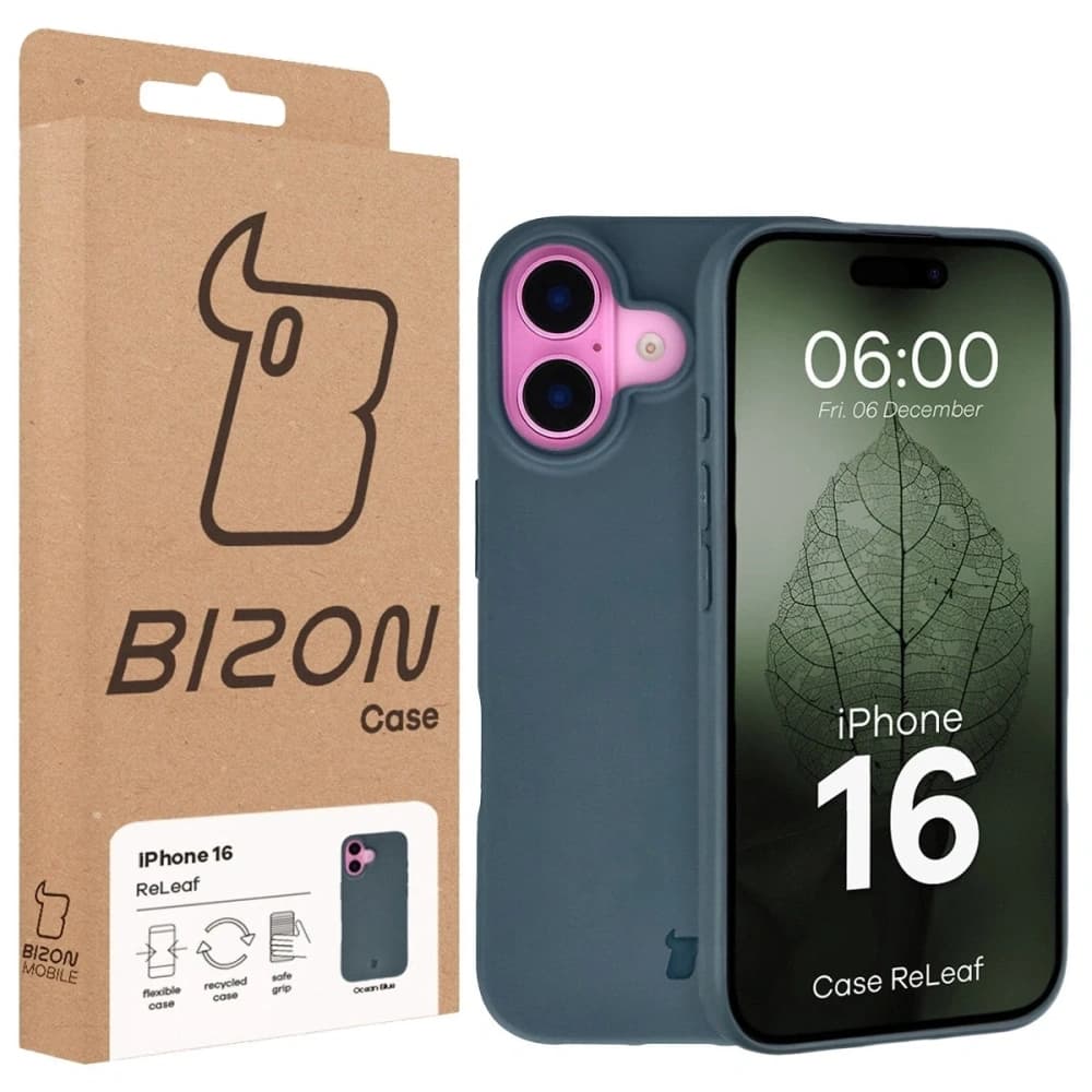 Bizon Case ReLeaf Apple iPhone 16 dark blue - 6