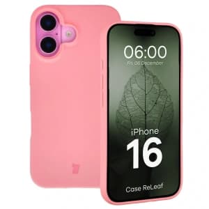Bizon Case ReLeaf Apple iPhone 16 pink