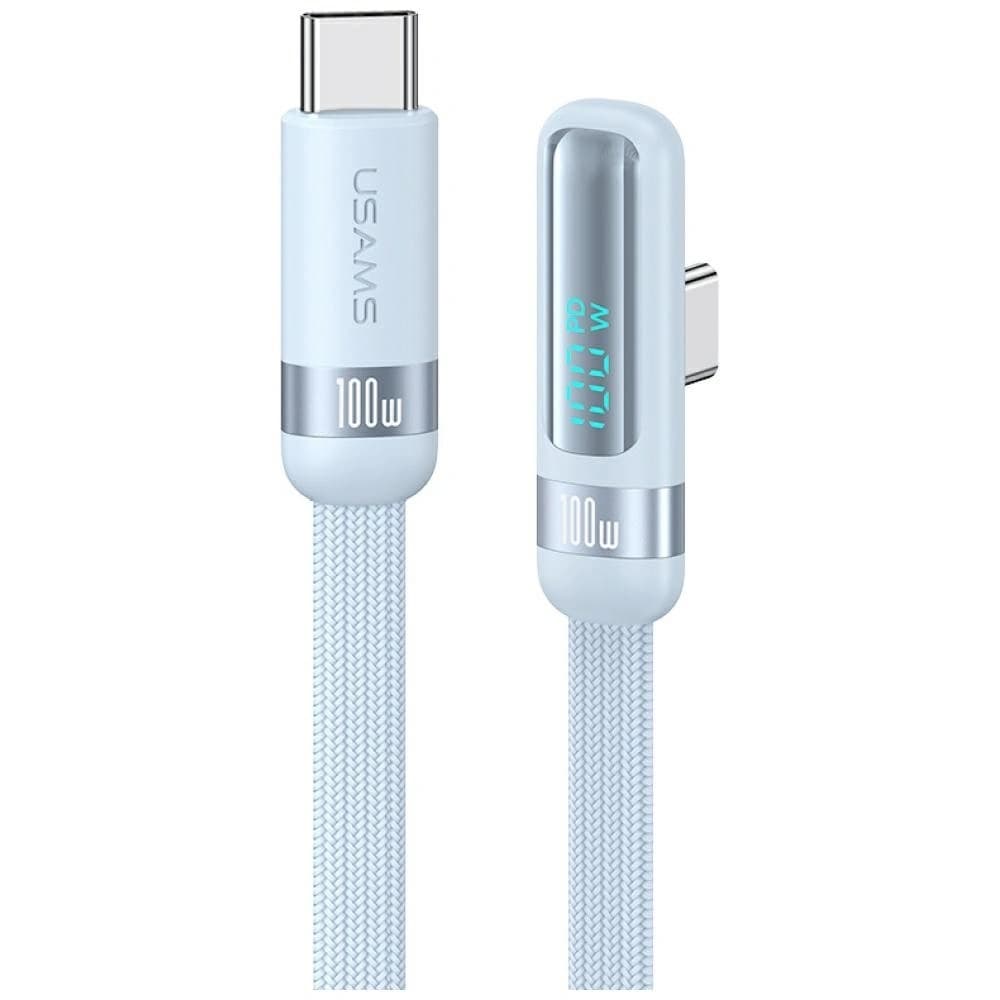 USAMS US-SJ653 PD 100W USB-C / USB-C Cable 1.2m blue - 1