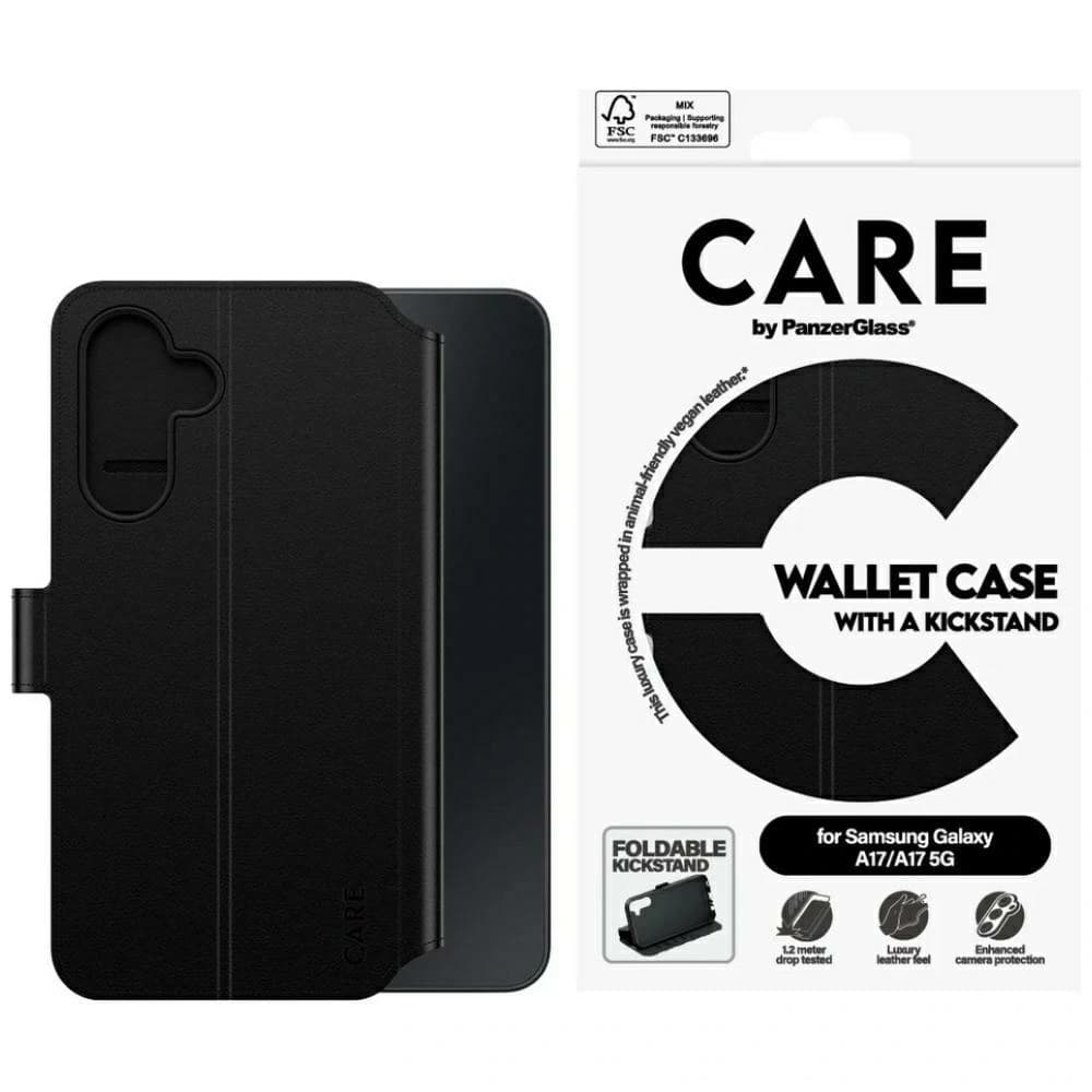 CARE by PanzerGlass Wallet Case M. Kickstand Samsung Galaxy M17 5G / A17 / A17 5G schwarz
 - 1