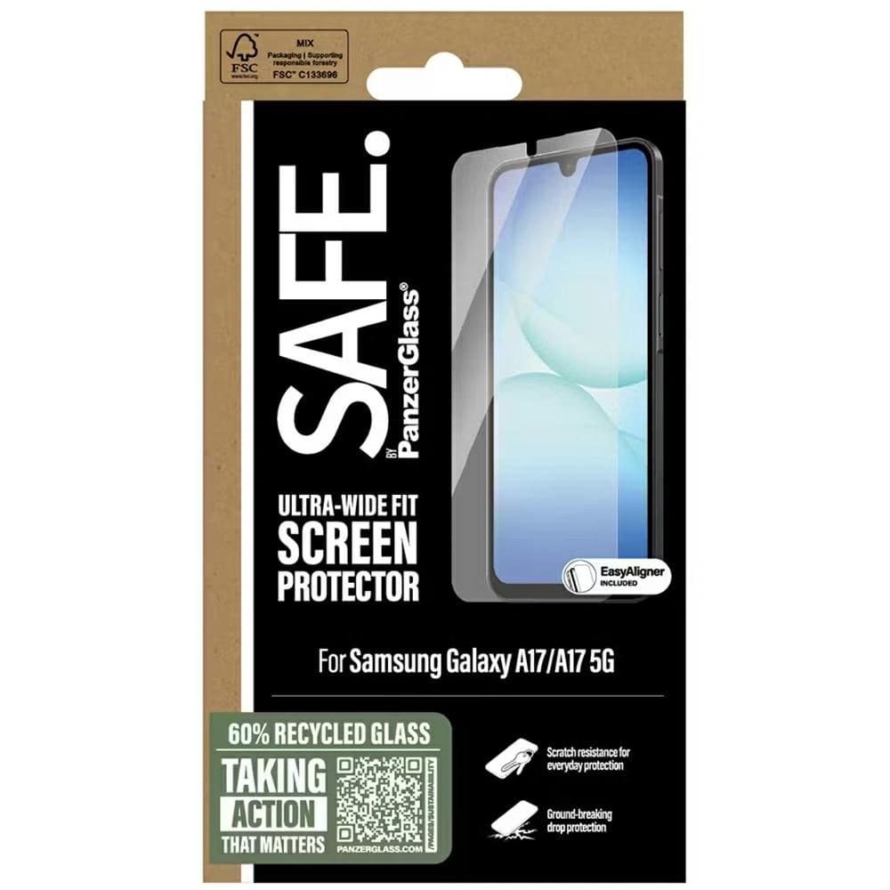 SAFE by PanzerGlass Ultra-Wide Fit Samsung Galaxy A17 / A17 5G
 - 4