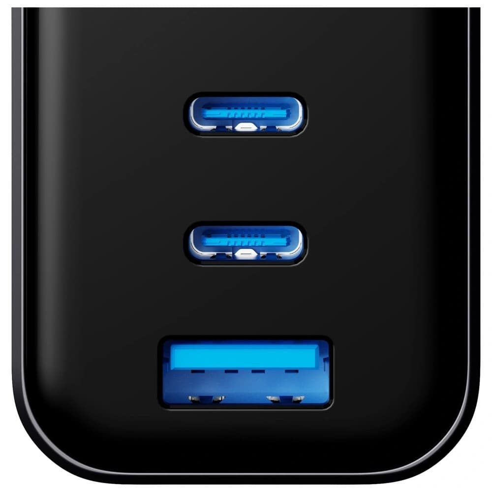 3MK InCharge Lumin PD 67W QC4+ PPS AFC FCP SCP USB-A 2xUSB-C TFT mit Display schwarz
 - 4