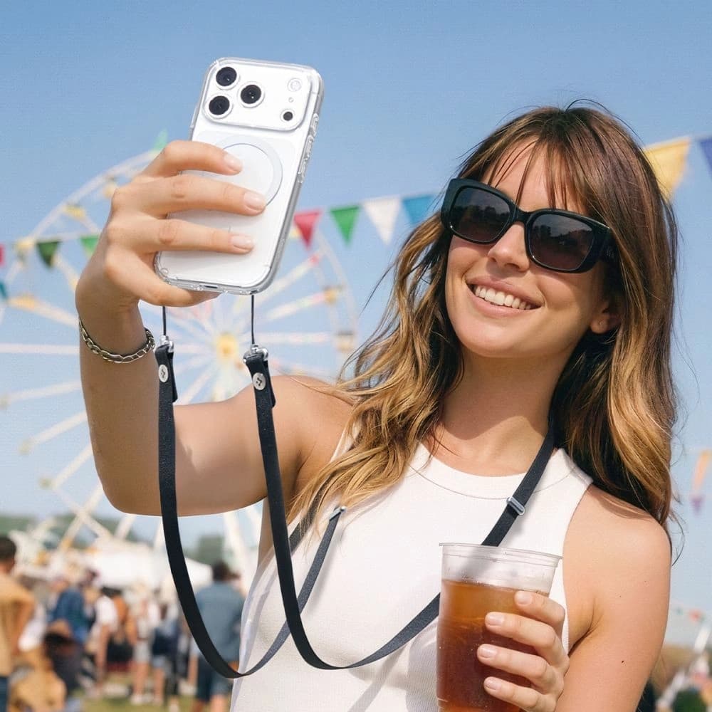 Spigen DA30l Lanyard Strap Crossbody černý
 - 12