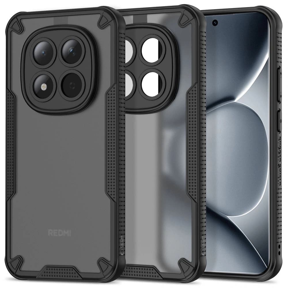 Tech-Protect Rugged Shield Xiaomi Poco M8 Pro / Redmi Note 15 Pro+ Plus 5G Matt Schwarz
 - 1
