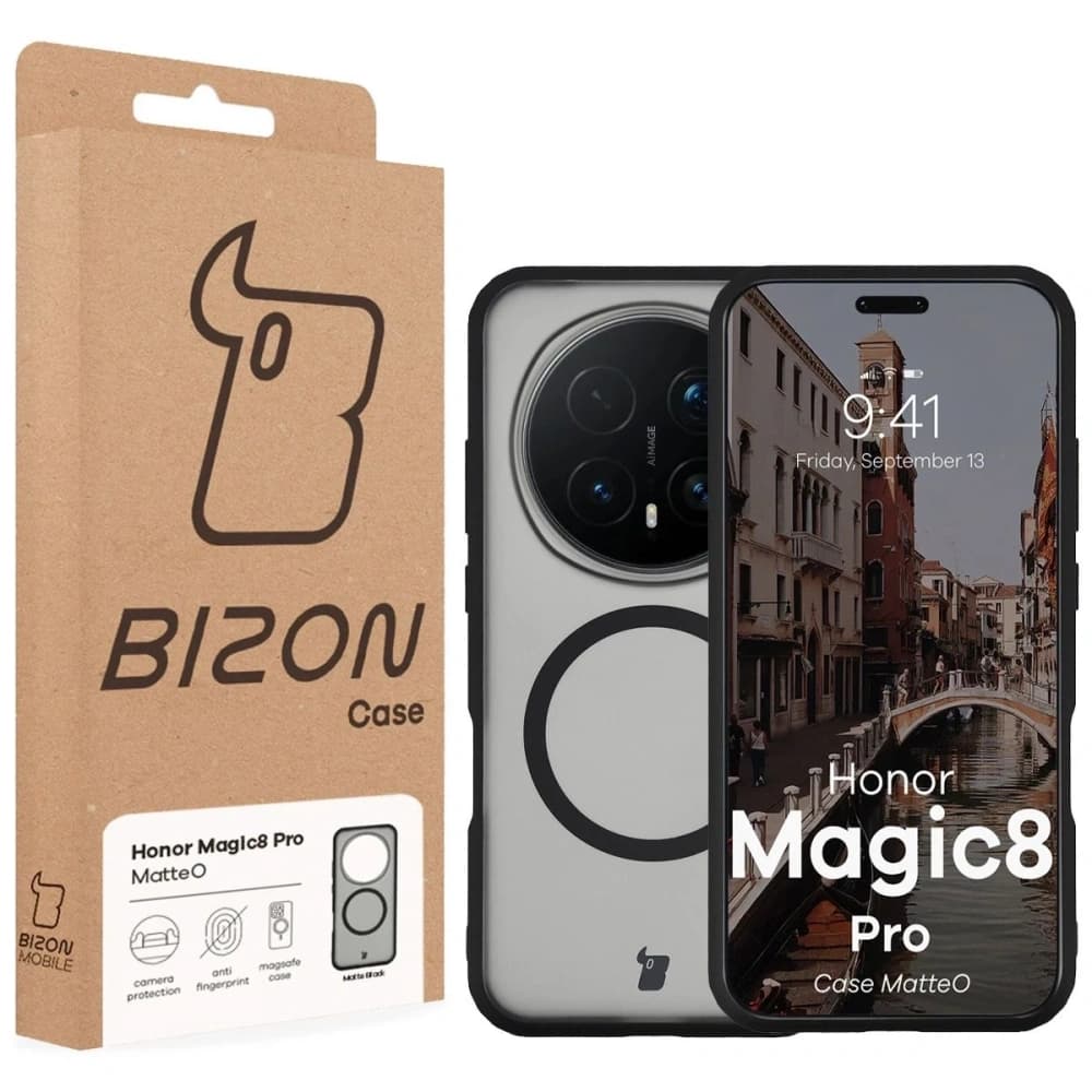Bizon Case MatteO Magnetic Honor Magic8 Pro kouřově černý
 - 7