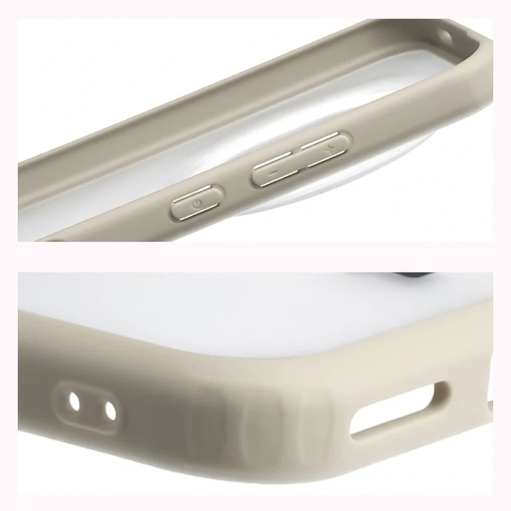Bizon Case Angelo Honor Magic8 Pro semi-transparent with a beige frame - 4