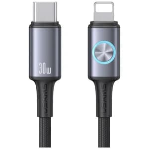 USAMS Huan Series SJ753 30W USB-C / Lightning Cable 1.2m tarnish