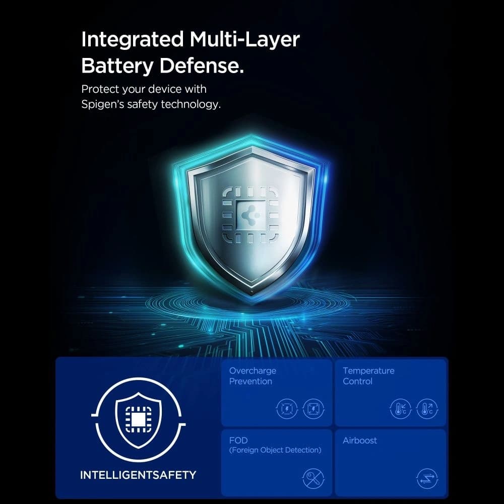 Spigen EV15MAQ Essential Magnetic MagSafe Vent Car Mount Wireless Charger 15W QI2 Negru - 6