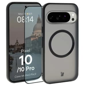 Bizon MatteO Magnetic Pack Google Pixel 10 / 10 Pro rauchschwarz
