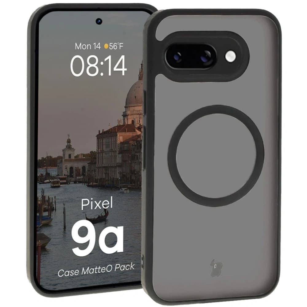 Bizon MatteO Magnetic Pack Google Pixel 9a negru fumuriu - 3