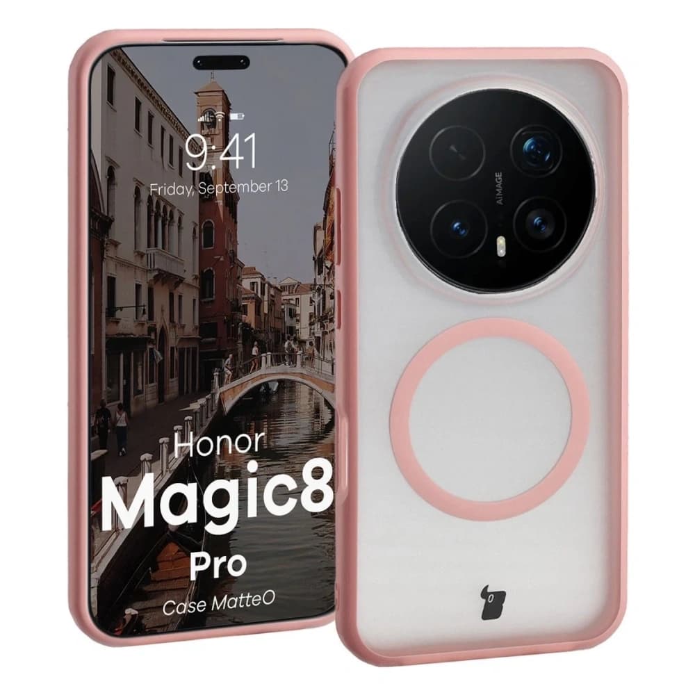 Bizon Case MatteO Magnetic Honor Magic8 Pro smoky light pink - 1