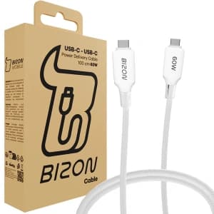 Bizon C354 Braided Cable USB-C / USB-C 60W 1m