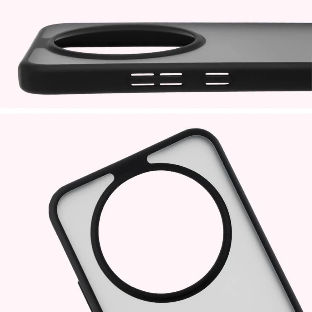 Bizon Case Angelo Honor Magic8 Lite smoked with a black frame - 3