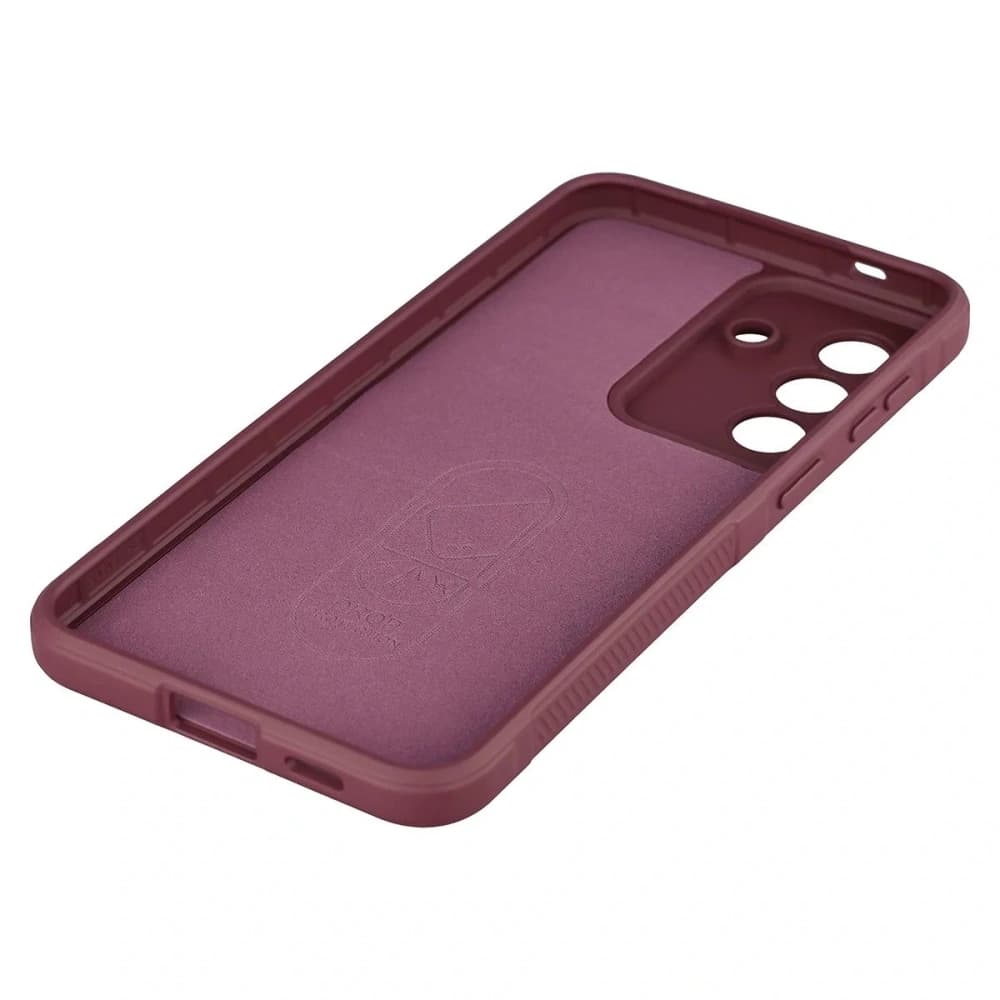 Pancerne etui Bizon Case Tur do Samsung Galaxy A57 5G burgundowe - 3