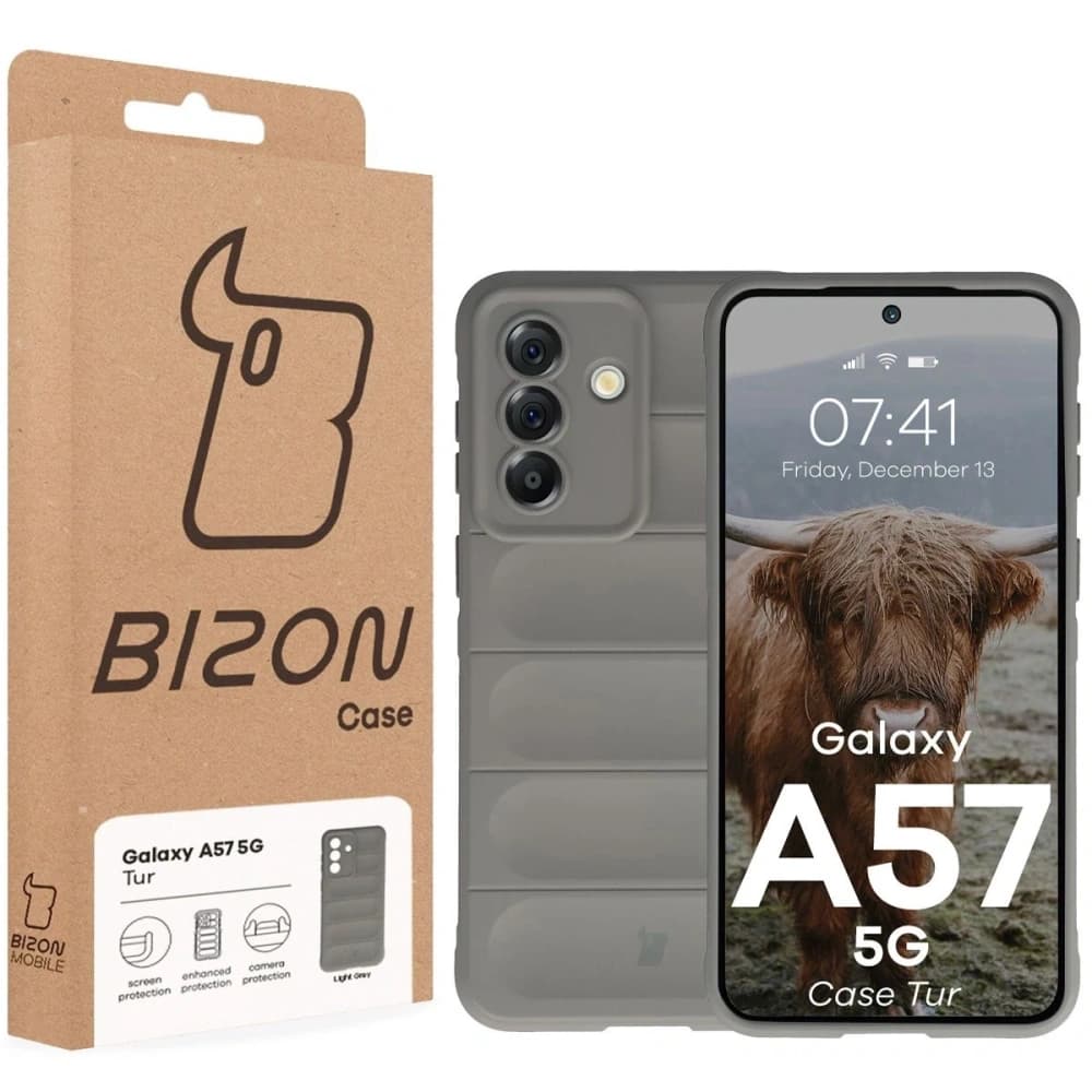 Pancerne etui Bizon Case Tur do Samsung Galaxy A57 5G jasnoszare - 8