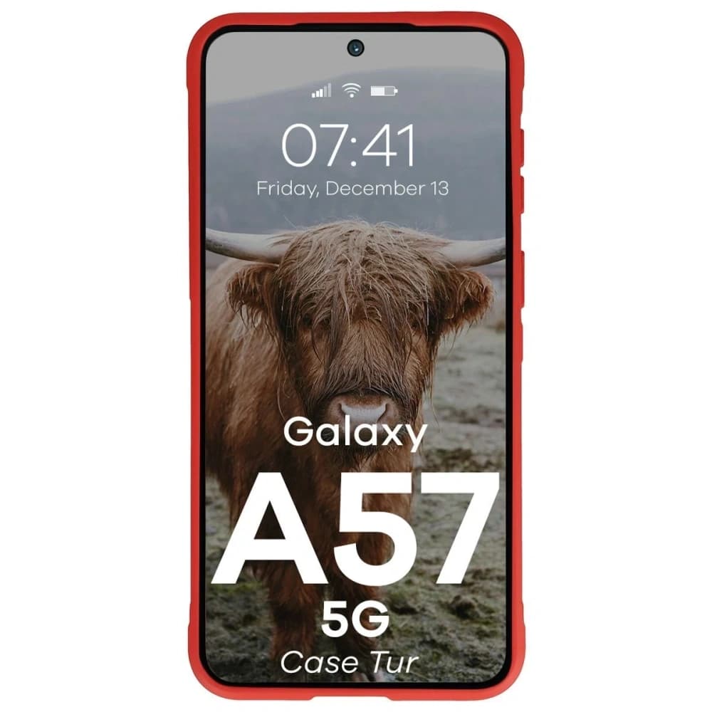 Bizon Case Tur Samsung Galaxy A57 5G červený
 - 5