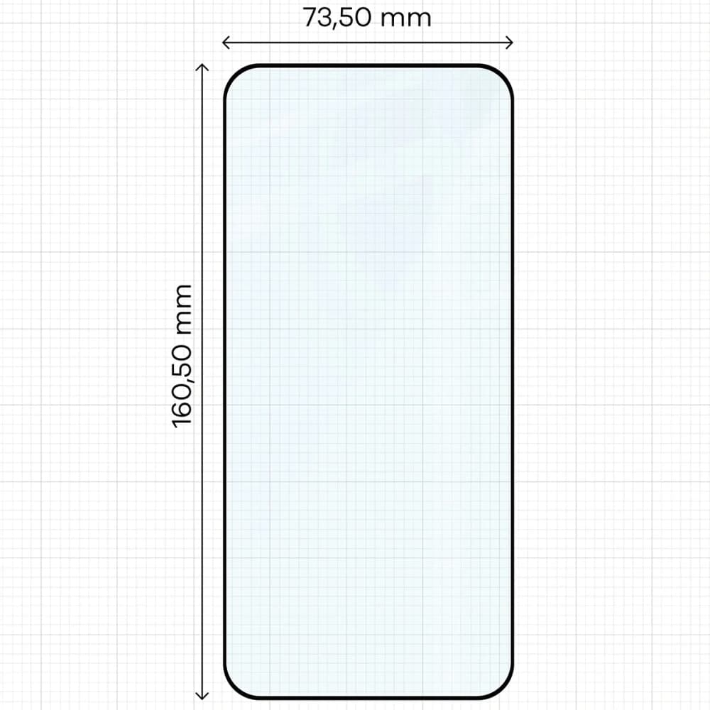 Szkło hartowane Bizon Glass Edge 2 do OnePlus 15R czarna ramka - 2