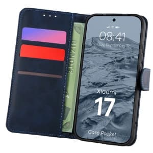 Bizon Case Pocket Xiaomi 17 navy blue