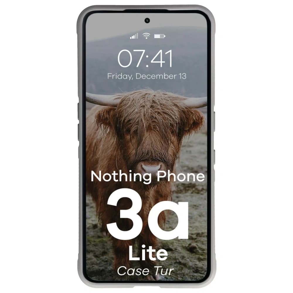 Pancerne etui Bizon Case Tur do Nothing Phone (3a) Lite jasnoszare - 5