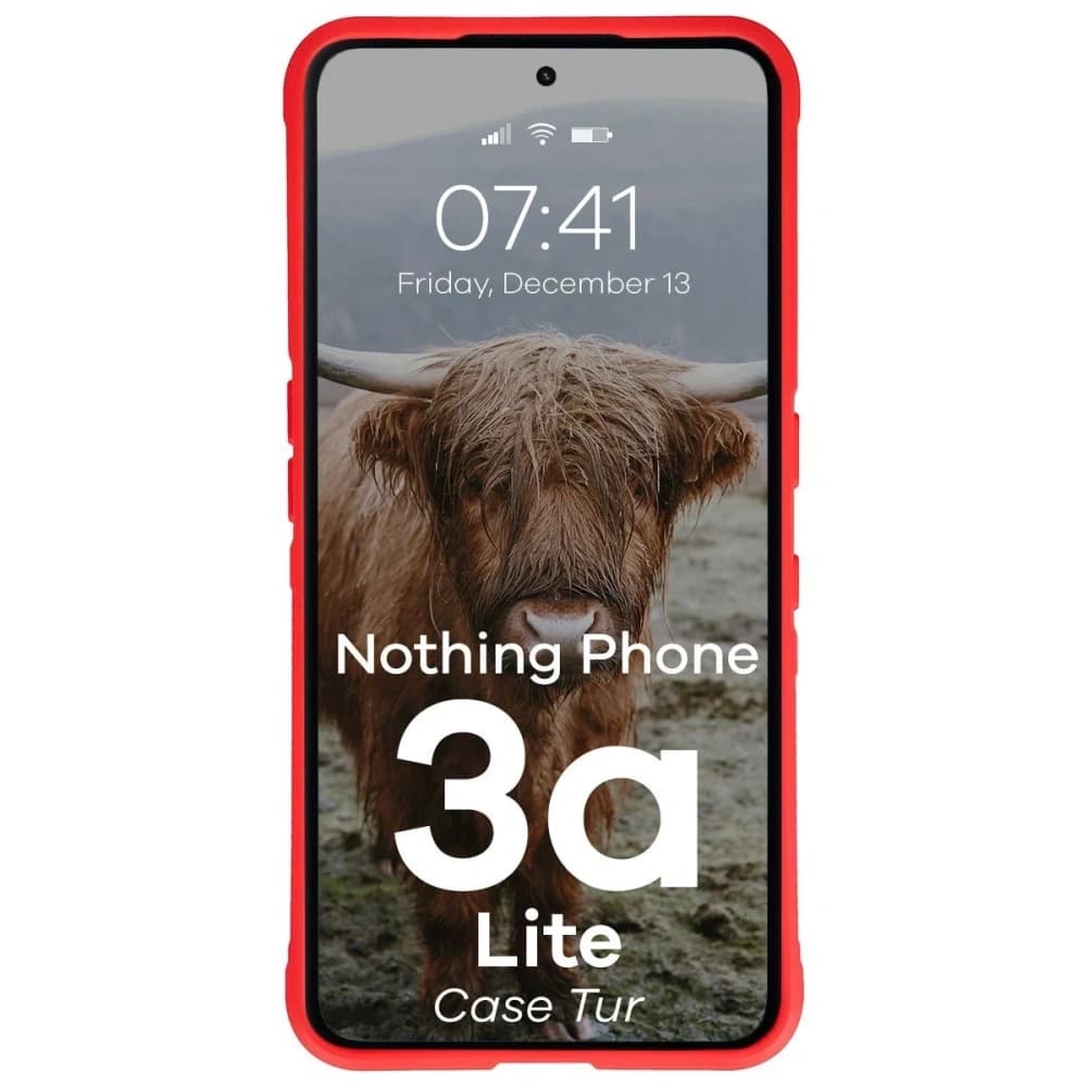 Bizon Case Tur Nothing Phone (3a) Lite red - 5