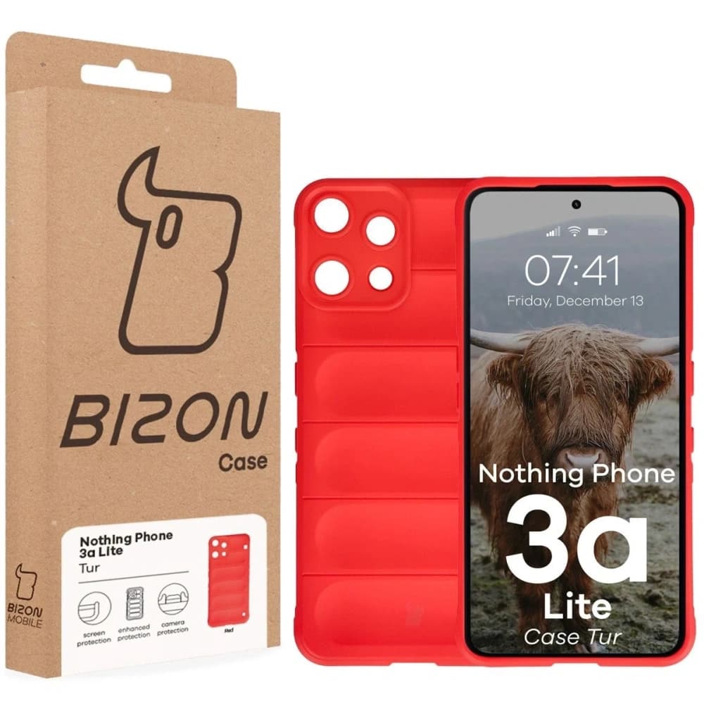 Bizon Case Tur Nothing Phone (3a) Lite red - 8