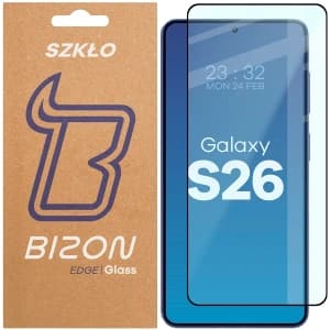 Bizon Glass Edge 2 Samsung Galaxy S26 cadru negru
