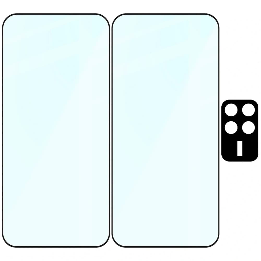 2x Szkło + szybka na aparat Bizon Edge Pack do Xiaomi POCO F8 Pro - 6